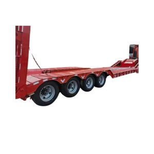 Buy cheap 60 Ton 80 Ton Extendable Gooseneck Lowbed Trailer With Heavy Duty Structure from wholesalers