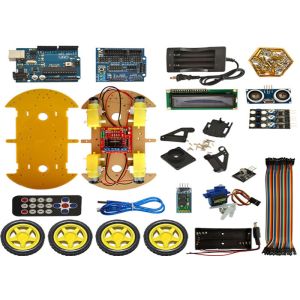 China Intelligent Bluetooth Tracking Obstacle Avoidance Robot Smart Car with LCD on sale