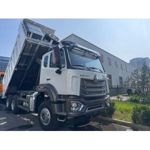 Buy cheap SINOTRUK HOHAN Howo Tipper Dump Truck Middle Lifting Weichai Engine 6 × 4 LHD Rectangular Cargo Box White 19-20CBM from wholesalers