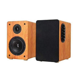 Buy cheap Multimedia Wood Bookshelf Speakers , Wireless Mini Hifi Bluetooth Speakers from wholesalers