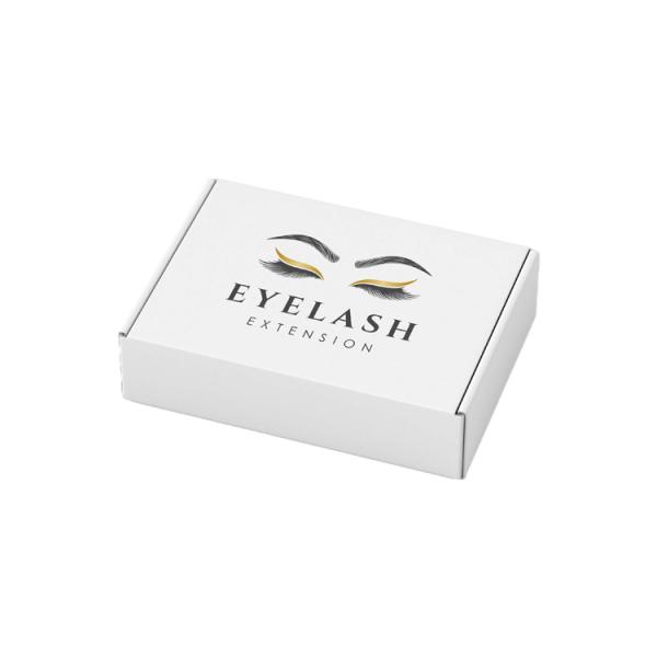 CMYK Paper Type Eyelash Shipping Boxes with Custom Logo Lash Tweezers and Corrugated Board