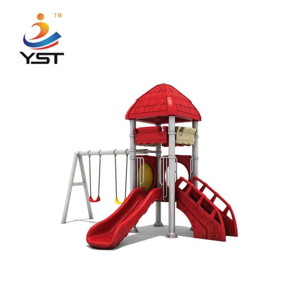 Quality Outdoor Polyethylene Kids Playground Slide With Galvanized Steel Pipe for sale