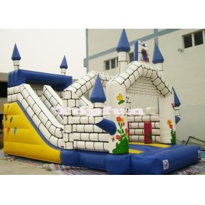 Amusement Inflatable Jumping Castle / Inflatable Jumping Bouncer PVC Tarpaulin