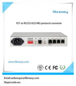 Buy cheap Desk-top Interface converter of E1 to rs232 , E1 to RS422 , E1 to RS485  protocol converter product
