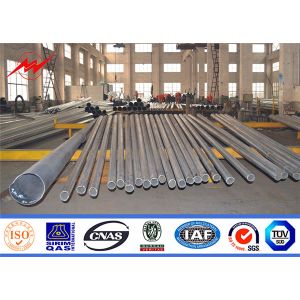 Buy cheap Galvanized Steel Q345B / A572 Electrical Power Pole Power Transmission Poles from wholesalers