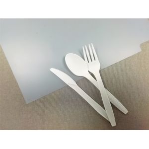 7 Inch Pla Cutlery Sets Disposable Biodegradable & Compostable Utensils Perfect