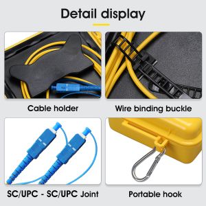 Buy cheap FTTH SC/UPC-SC/UPC ABS OTDR Launch Box Dead Zone Eliminator 500m from wholesalers