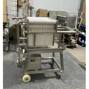 Buy cheap Square Gasket Electric Stainless Steel Multi Layer Filter Press for Grape Wine from wholesalers