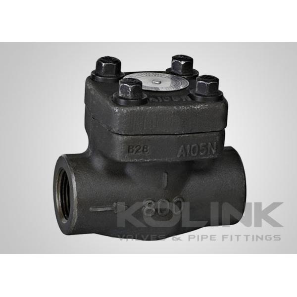 Buy cheap Forged Steel Piston Check Valve Bolted Cover NPT BSPT from wholesalers