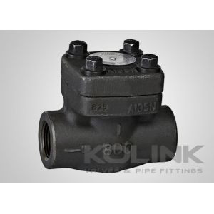 Buy cheap Forged Steel Piston Check Valve Bolted Cover NPT BSPT from wholesalers