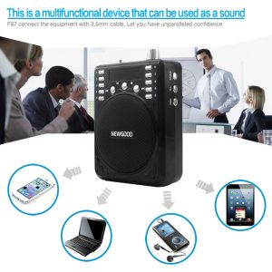 Buy cheap Teachers Coaches Tour Guides Voice Booster Portable Voice Amplifier Loudspeaker U DISK ABS Black NEWGOOD manufacturer from wholesalers
