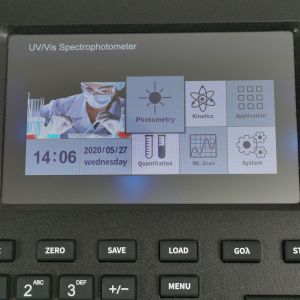 C-7200 Double Beam 2nm UV/Vis Spectrophotometer with Silicone Button 7inch Color