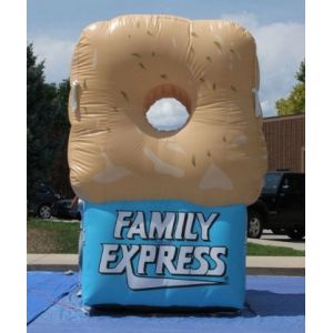 Buy cheap Gaint Inflatable Bottles / Family Express Donut Inflatable Football Toss from wholesalers