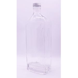 1750ml Aviation Engraved Gin Bottle Alunimum Screw Cap SGS FDA