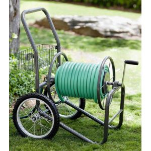 Buy cheap Green Portable Garden Yard Water Planting Hose Reel Cart for Strong and Sturdy Design from wholesalers