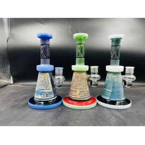 Buy cheap 8inch Borosilicate Glass Hookah Bongs Smoking Water Pipe W/14mm Bowl Hot from wholesalers