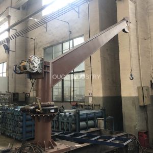 Buy cheap 1.5t 2.7m Small Stiff Boom Davit Crane For Boat from wholesalers
