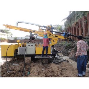Buy cheap Crawler Drilling Rig with full hydraulic power head For Anchoring Hole drilling from wholesalers