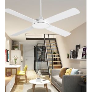 4 Plywood Blades 52 Inch Ceiling Fan With Light And Remote Control