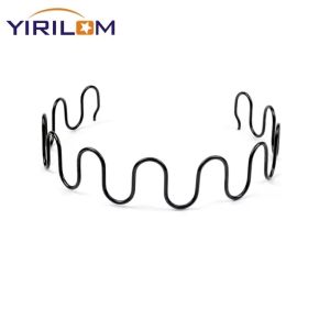 1.8mm-4.0mm Wire Diameter Black Paint Wholesale Sofa Zigzag Spring For Furniture
