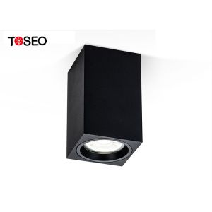 Buy cheap Black GU10 Cylindrical Square Surface Mounted Downlight 70x70xH115mm from wholesalers