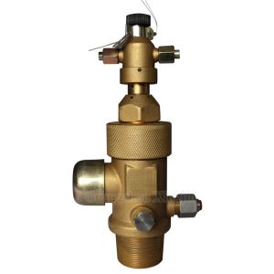 Custom Brass Steel Fm200 Cylinder Valves With Manual Actuator