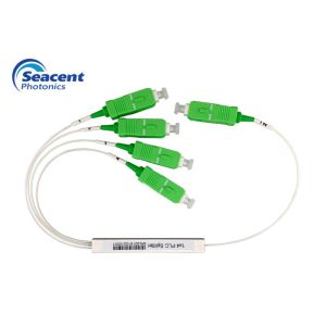Buy cheap Micro PLC Planar Lightwave Circuit Splitter 1x4 Type With SC/APC Connectors from wholesalers