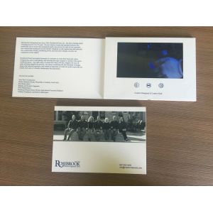 256MB Memory Custom Video Brochures All In One For Construction Campaign Video