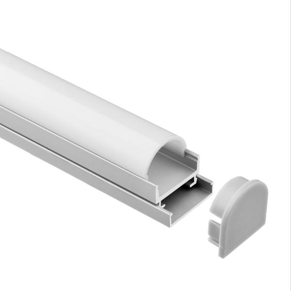 Buy cheap Round LED Lighting Aluminum Extrusions Strip Light Channels Anodized from wholesalers