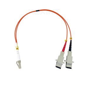 KEXINT Fiber Optic Patch Cord Cable 1ft LC Male To SC Female Multimode 50/125 2