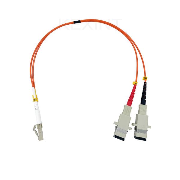KEXINT Fiber Optic Patch Cord Cable 1ft LC Male To SC Female Multimode 50/125 2
