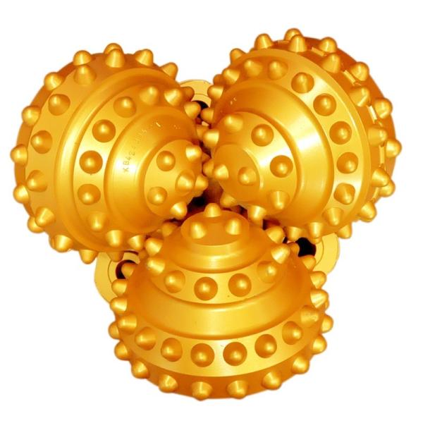 Tungsten Carbide Tooth Roller Sealed Bearing Hard Rock Tricone Mining Drilling