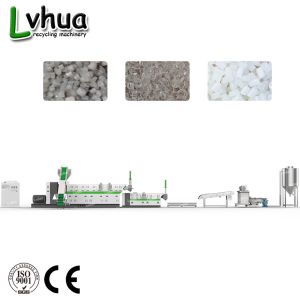 Buy cheap Double Stage Plastic Recycling Equipment ABS PE PP LDD 73 R/Min Max Output 450kg/H from wholesalers