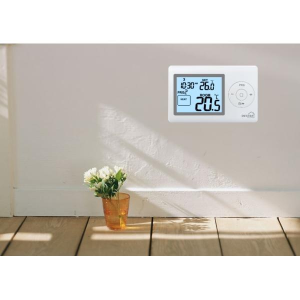 7 Days Programmable Boiler Heating Thermostat CE RoHS High Accuracy