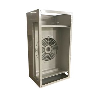 Computer Mainframe Case Shell with Burr Cleaned Surface Finish and Forming