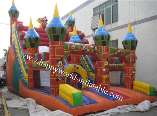 Quality giant inflatable slide , inflatable slip n slide , inflatable dry slide for sale