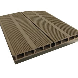 China Walnut Color WPC Composite Decking / Recyclable Walkways Deck For Garden on sale China Walnut Color WPC Composite Decking / Recyclable Walkways Deck For Garden on sale