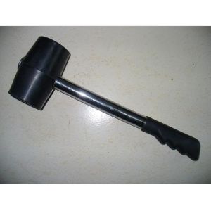Buy cheap rubber mallet hammer with steel handle from wholesalers