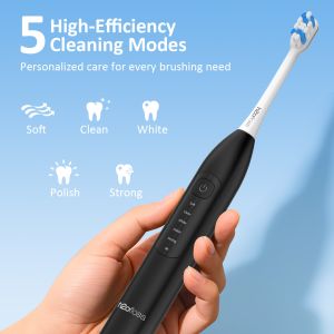 Buy cheap USB Rechargeable Sonic Electric Toothbrush for Adults and Students 6 Oral Care Brushing Modes and 4 Brush Heads Automatic from wholesalers