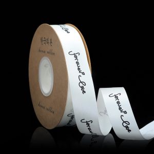 Wholesale Satin Ribbon Flamingo Fashion Design Can Be Double Face Printed Belt