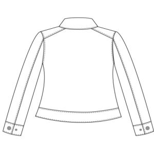 Buy cheap Womens Dark Brown PU Leather Jacket With Plastic Zip Through S M L XL LEDO1727 from wholesalers