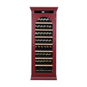 Free Standing Elegant Design Smart Digital Control Wood Wine Cooler with Classic