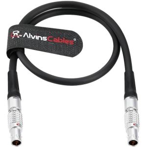 Alvin's Cables 2 Pin Male to 3 Pin Male Power Cable for Teradek MDR.S Receiver,