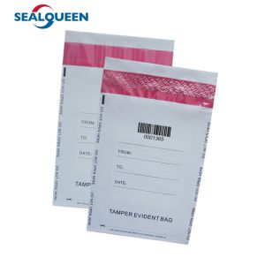Buy cheap Opaque Packing Tamper Evident Security Bags Custom Plastic Self Seal from wholesalers