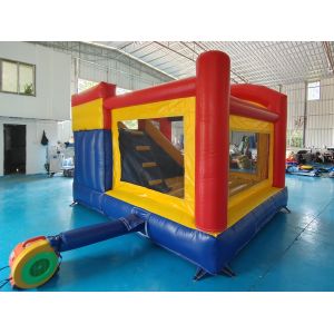 Buy cheap Commercial Inflatable Jumping House With Dry Slide Funny Inflatable Castle from wholesalers