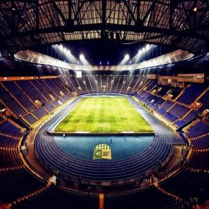 Buy cheap Reliable Steel Gym Building Lightweight Large Scale Prefabricated Stadium from wholesalers