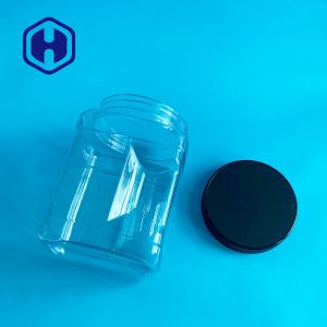 Buy cheap 110mm Plastic 1805ml 61oz Gripped Wide Mouth Jar For Household Storage from wholesalers