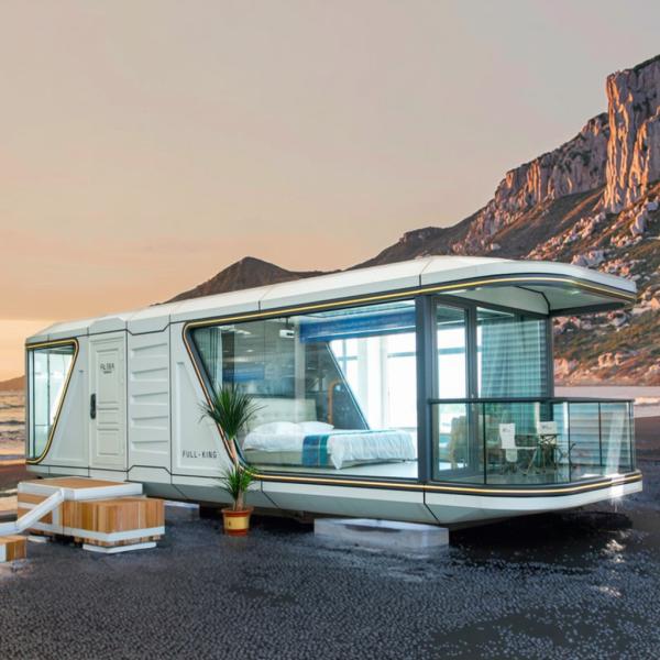 Quality Fuqian Intelligent Comfort Mobile Space Capsule Waterproof Steel Structure For Warehouse Use Technology Enjoyment for sale