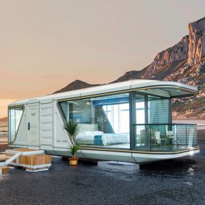 Buy cheap Fuqian Intelligent Comfort Mobile Space Capsule Waterproof Steel Structure For Warehouse Use Technology Enjoyment from wholesalers