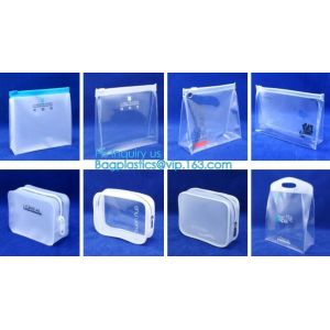 Buy cheap Promotional PVC Toiletry bag with zipper and slider, Underwear packing bag,shinny zipper,matte slider printing customize from wholesalers